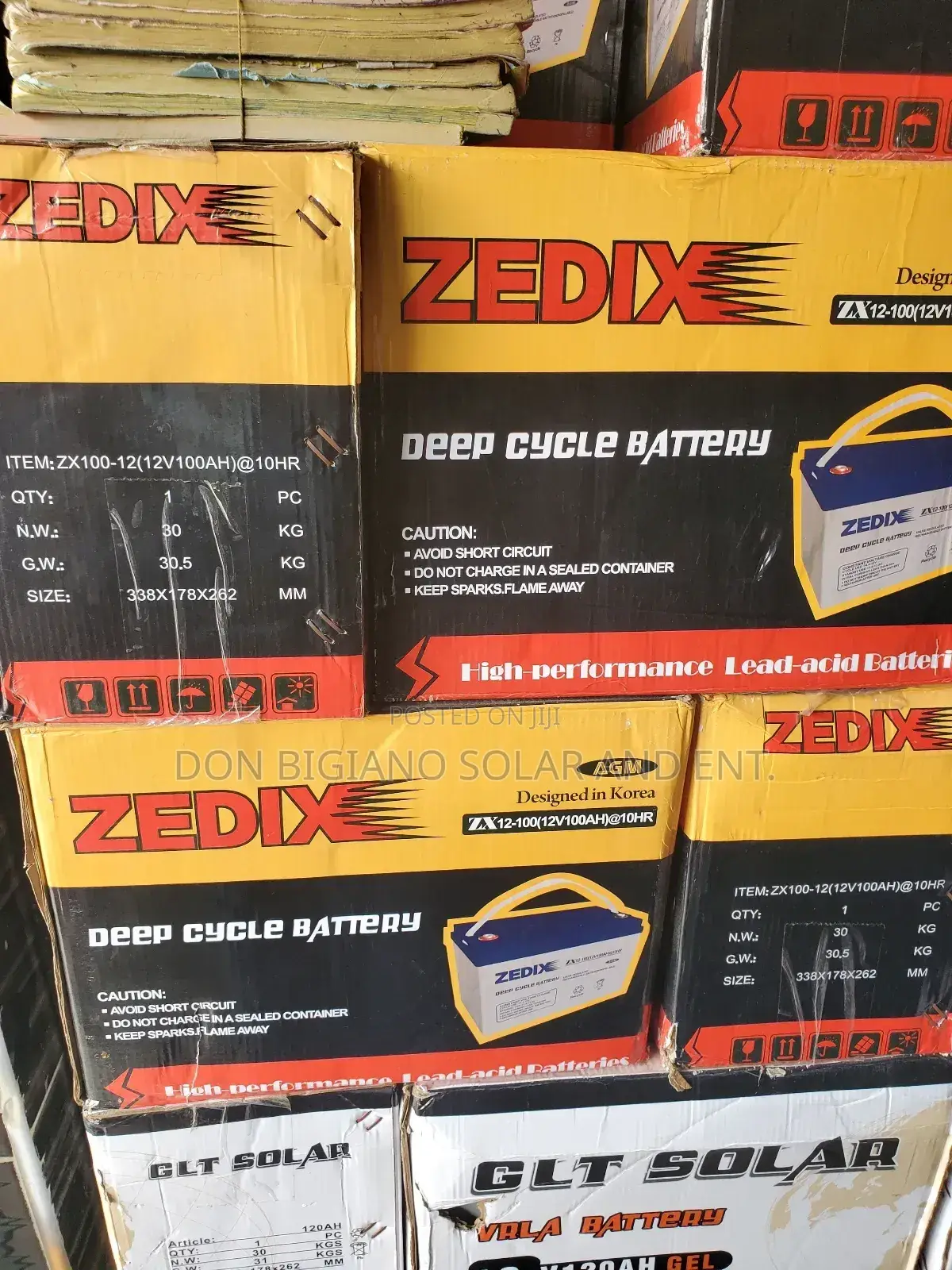 Zedix Deep Cycle Battery