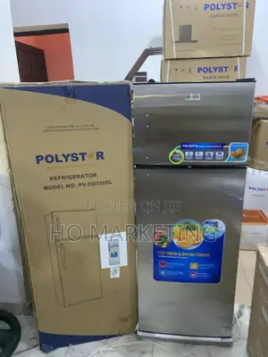 Brand New Polystar Fridge – Double Door – Inverter – 350 Litres