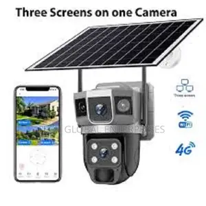 V380 4g Dual Lens Triple View 4.0mp Solar Low Energy Camera Eu Version