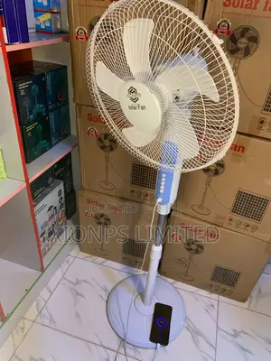 Xionps 16 Inches Rechargeable Fan With Solar Panel