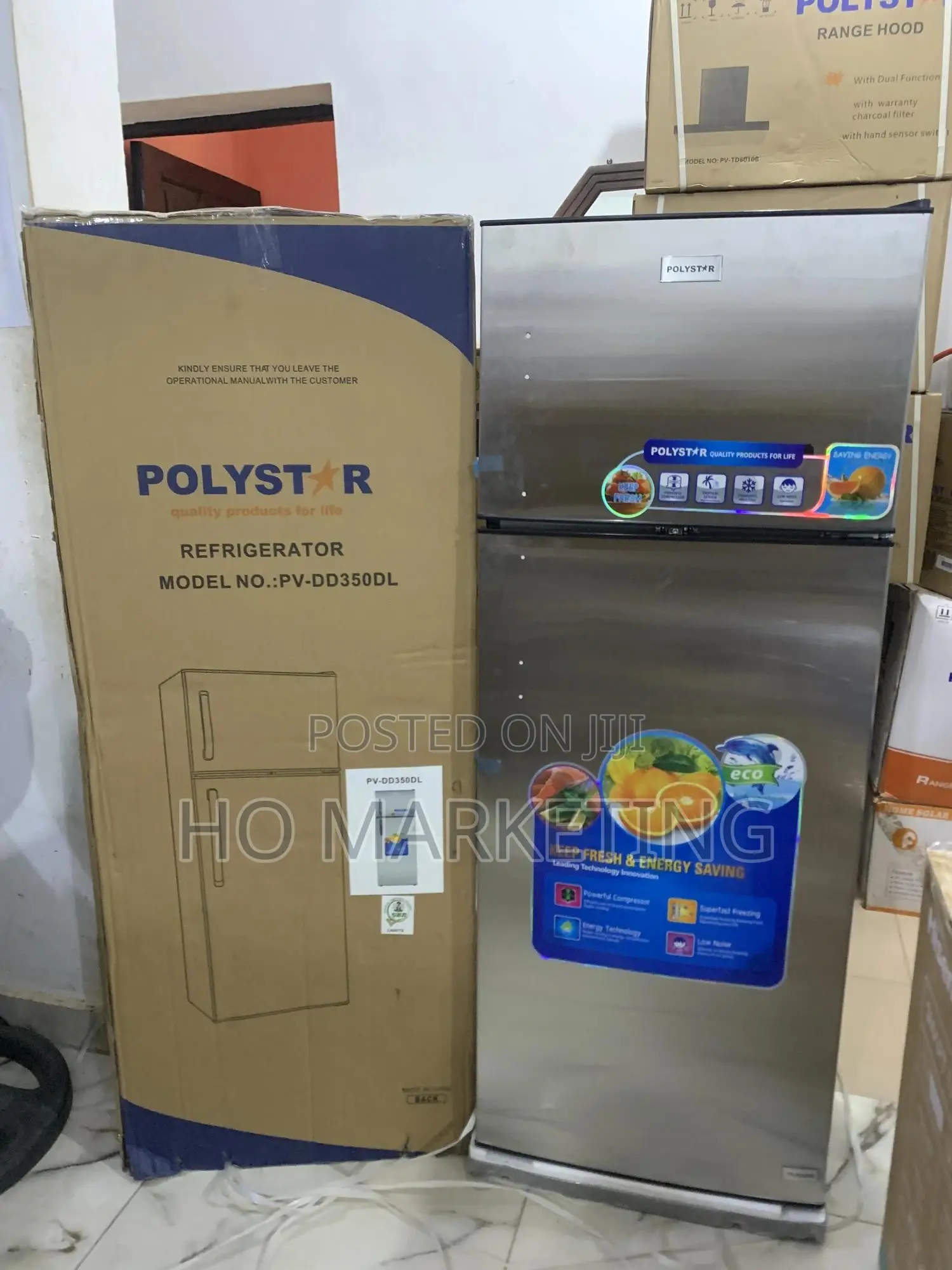 Polystar 350l Refrigerator – Inverter Compressor – Low Noise