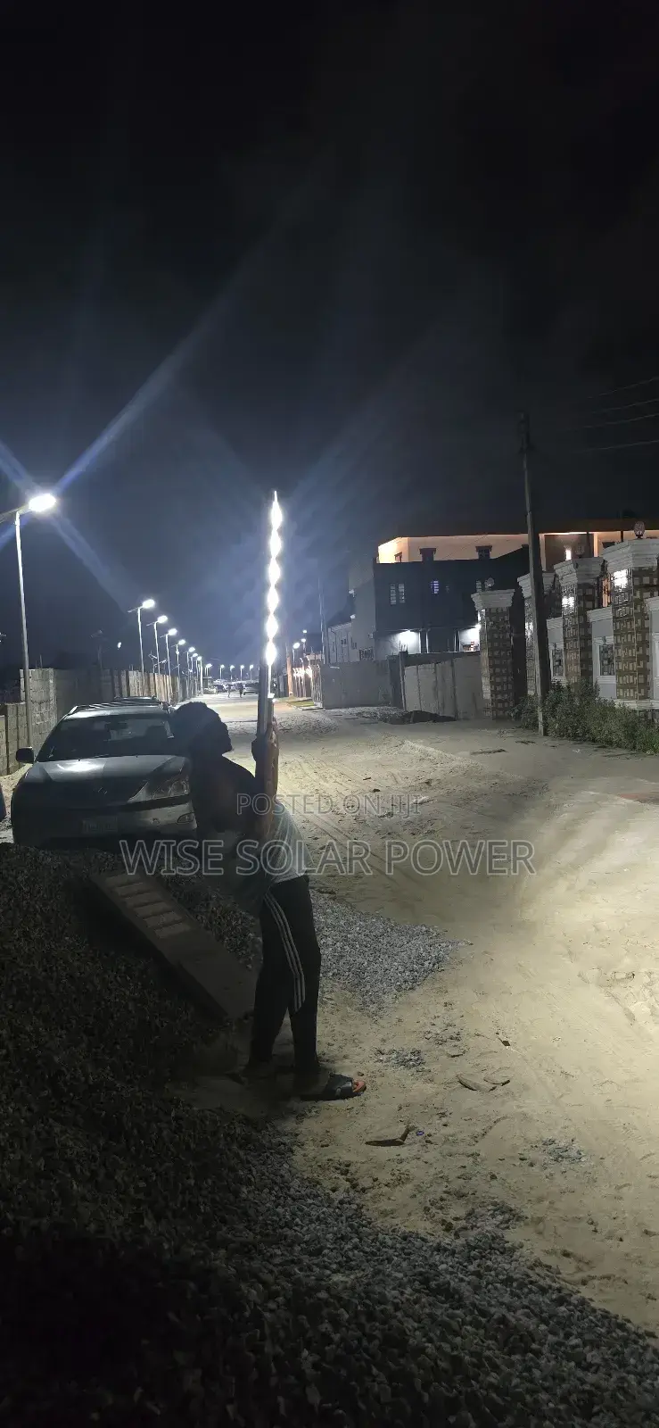6 Line Industrial Solar Street Light