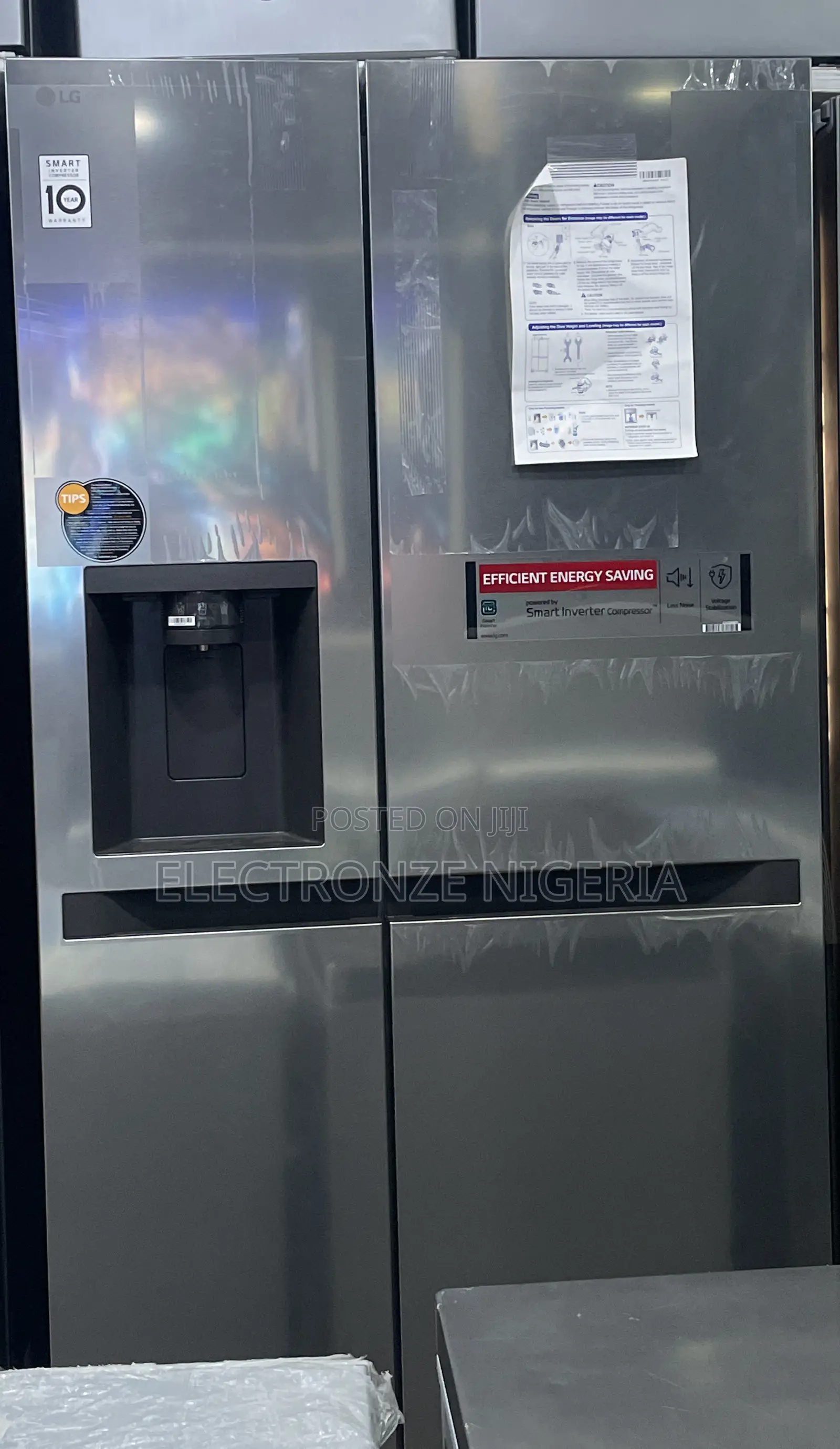 Lg Side by Side Refrigerator 685 Liters