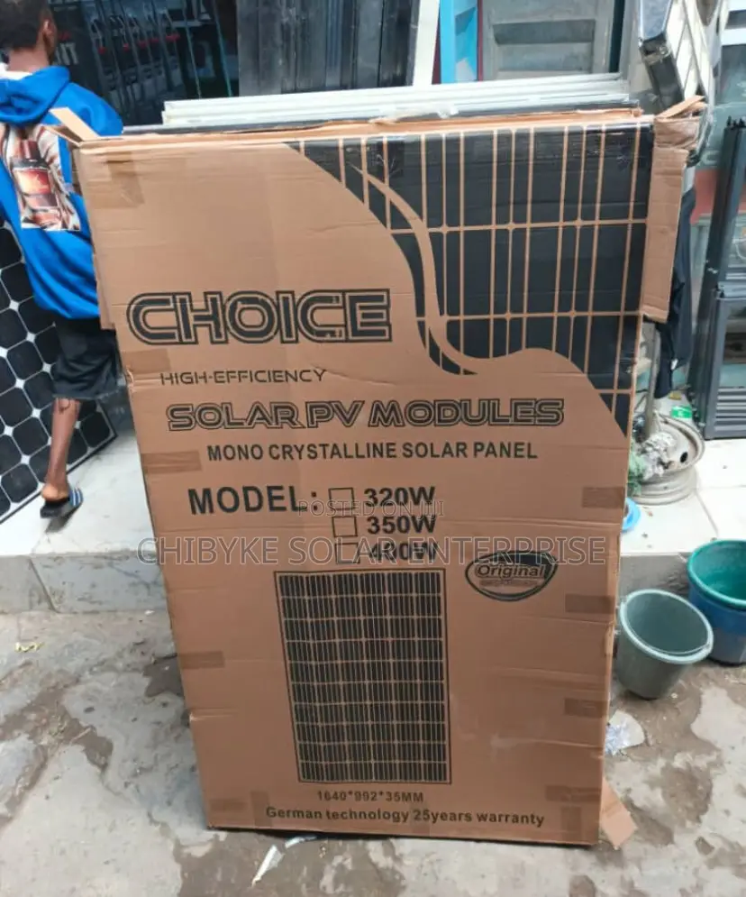 350watts Choice Solar Panel 60cells Silver Frame