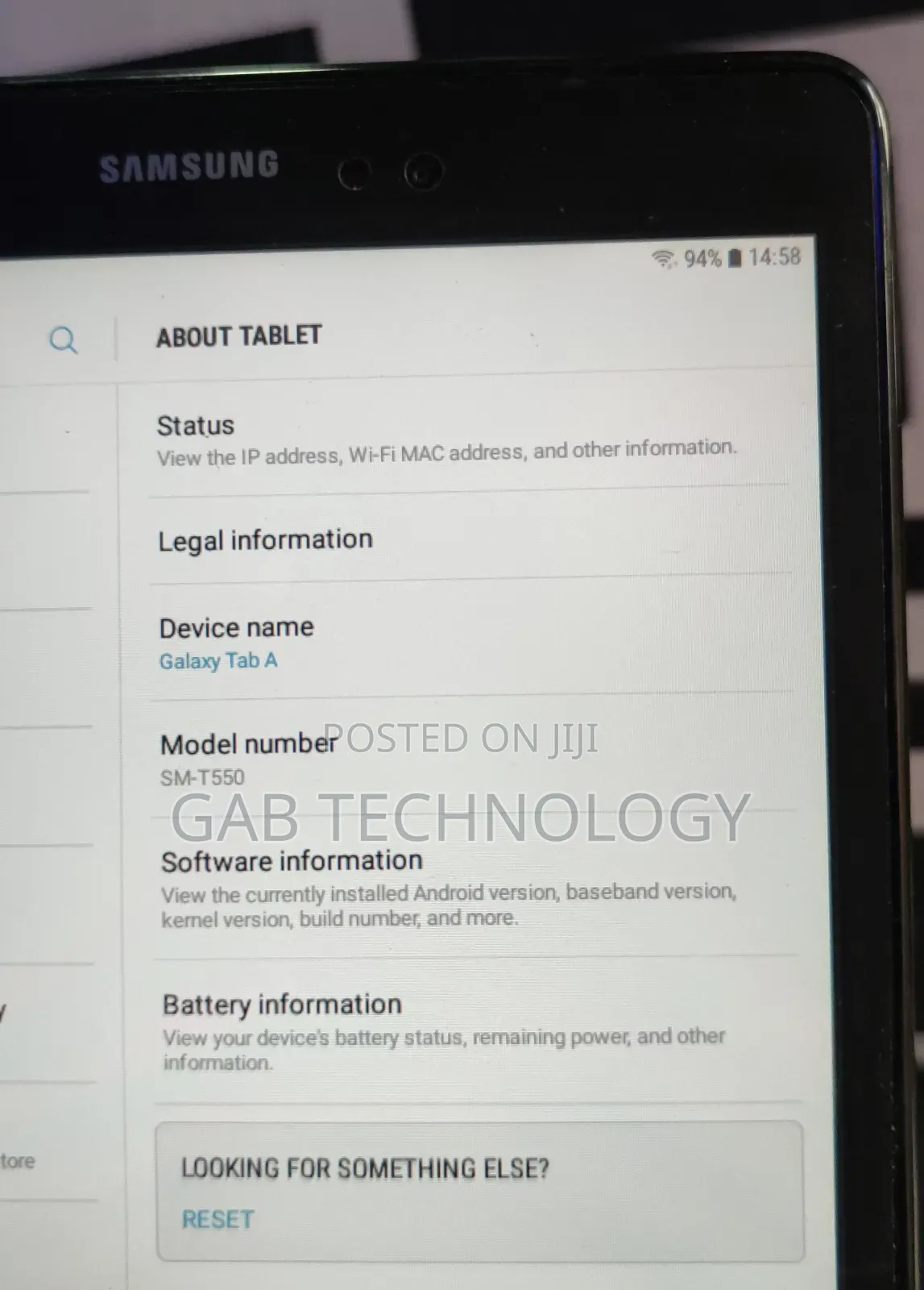Samsung Galaxy Tab A 10.1 (2016) 16 GB Black