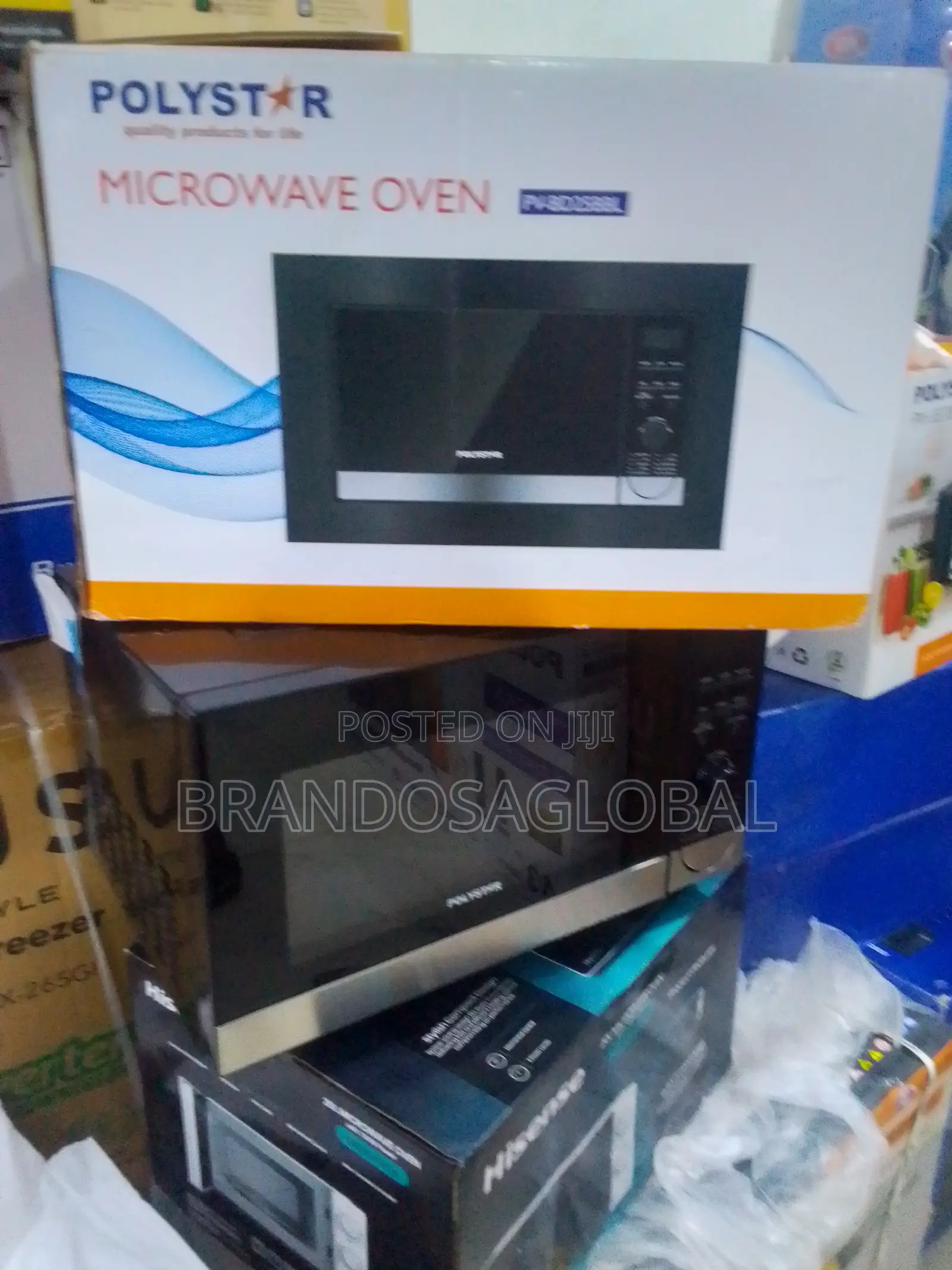 Polystar 25l Microwave Oven – Sleek Built-in Glass Door