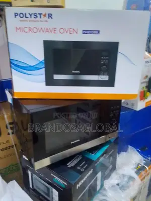 Polystar 25l Microwave Oven – Sleek Built-in Glass Door