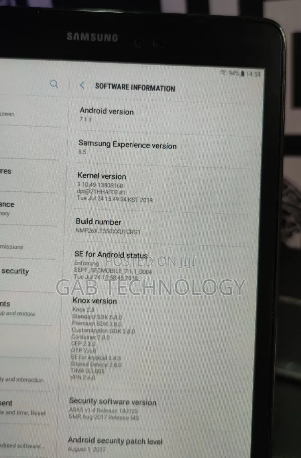 Samsung Galaxy Tab A 10.1 (2016) 16 GB Black