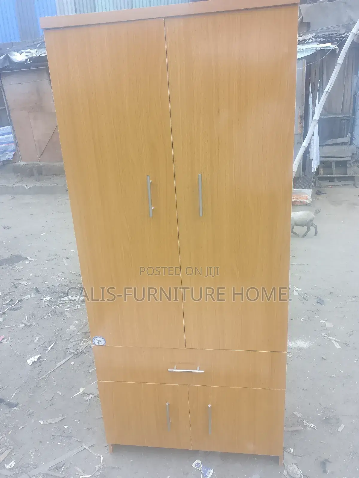 6ft X 32inches Brown Wardrobe.