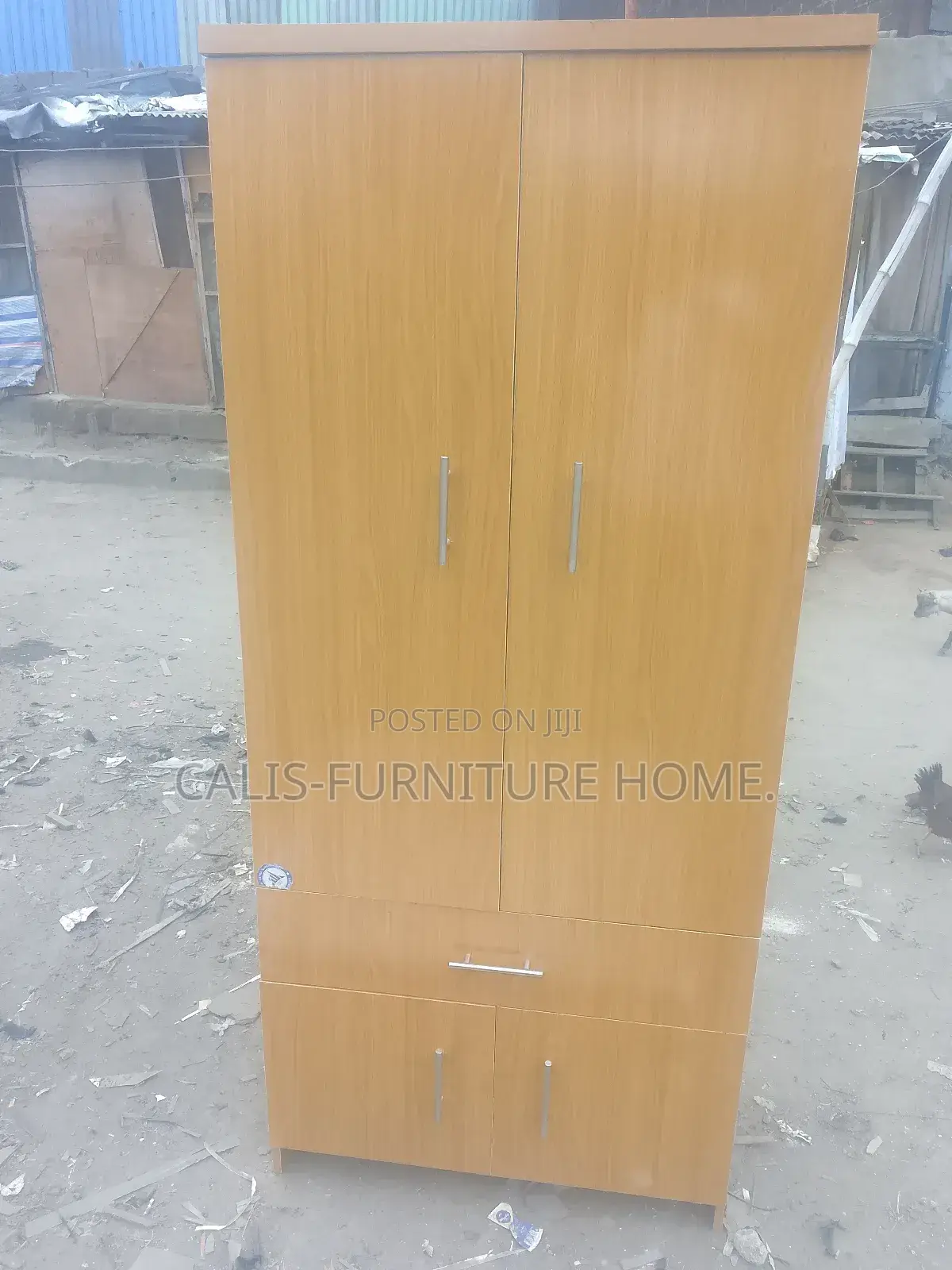 6ft X 32inches Brown Wardrobe.