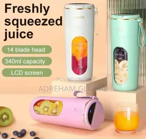 Portable Rechargeable Wireless Juicer Cup Multi-Function Juice Maker