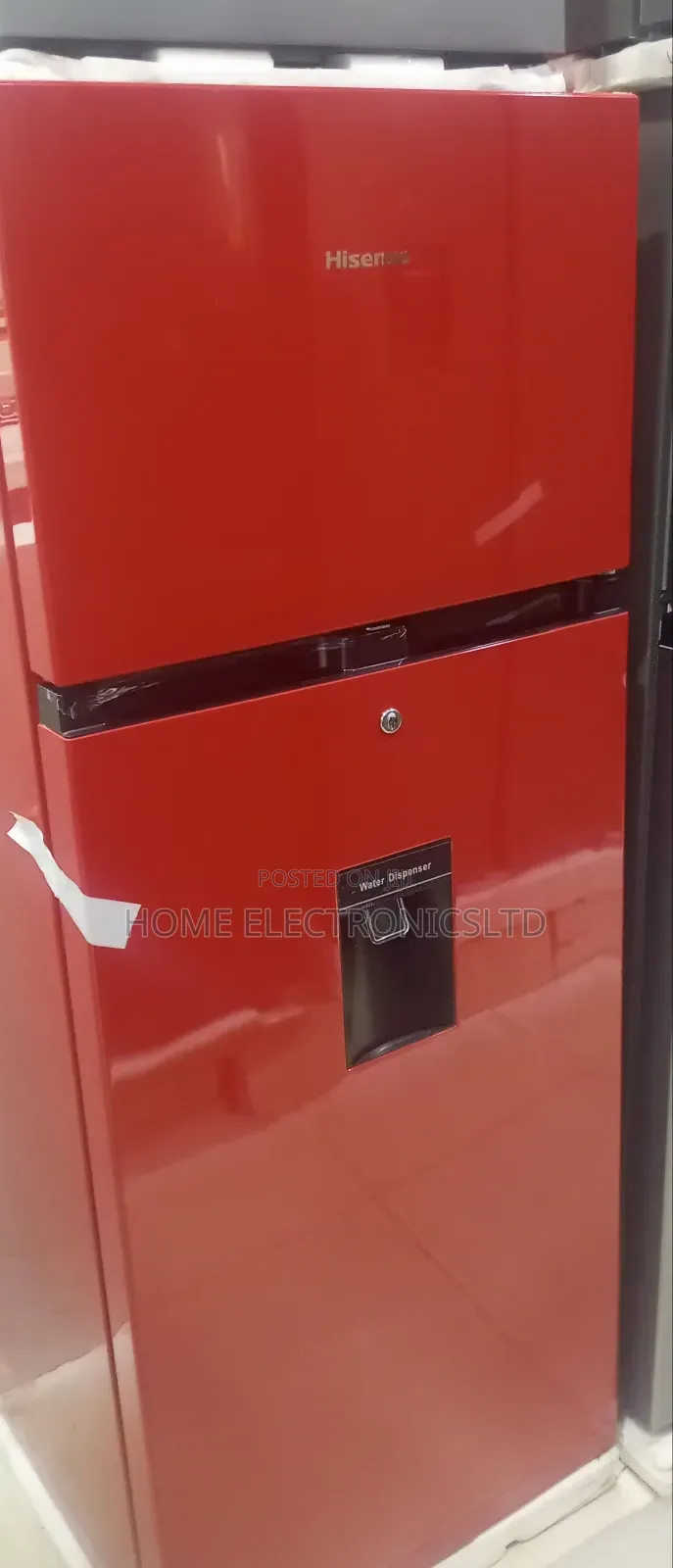 Hisense Refrigerator Double Doors Red Color 204 Liters
