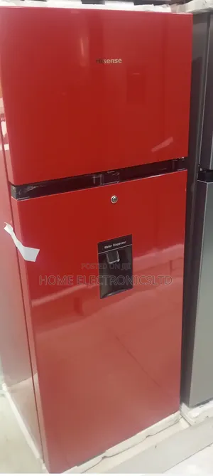 Hisense Refrigerator Double Doors Red Color 204 Liters