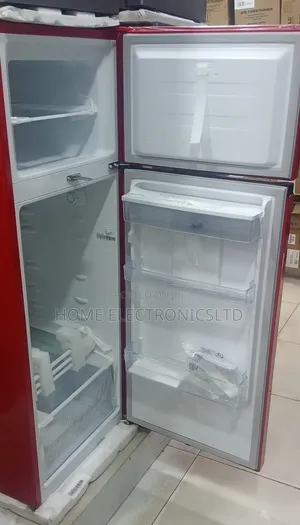 Hisense Refrigerator Double Doors Red Color 204 Liters