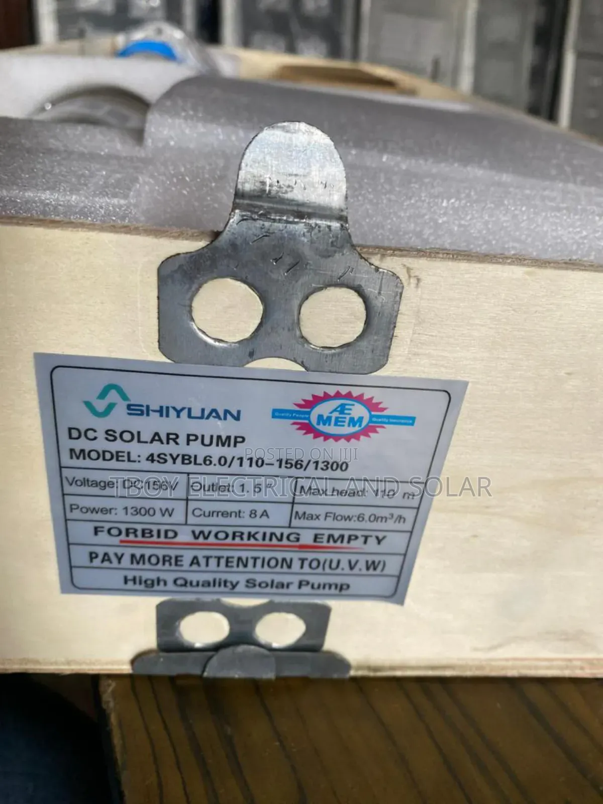 Shiyuan 1.5hp Ac Dc Pump