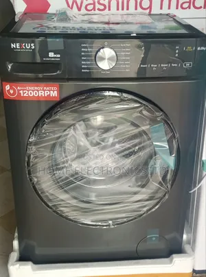 Nexus Washing Machne Front Load Automatic 8kg Wash Nd Dry