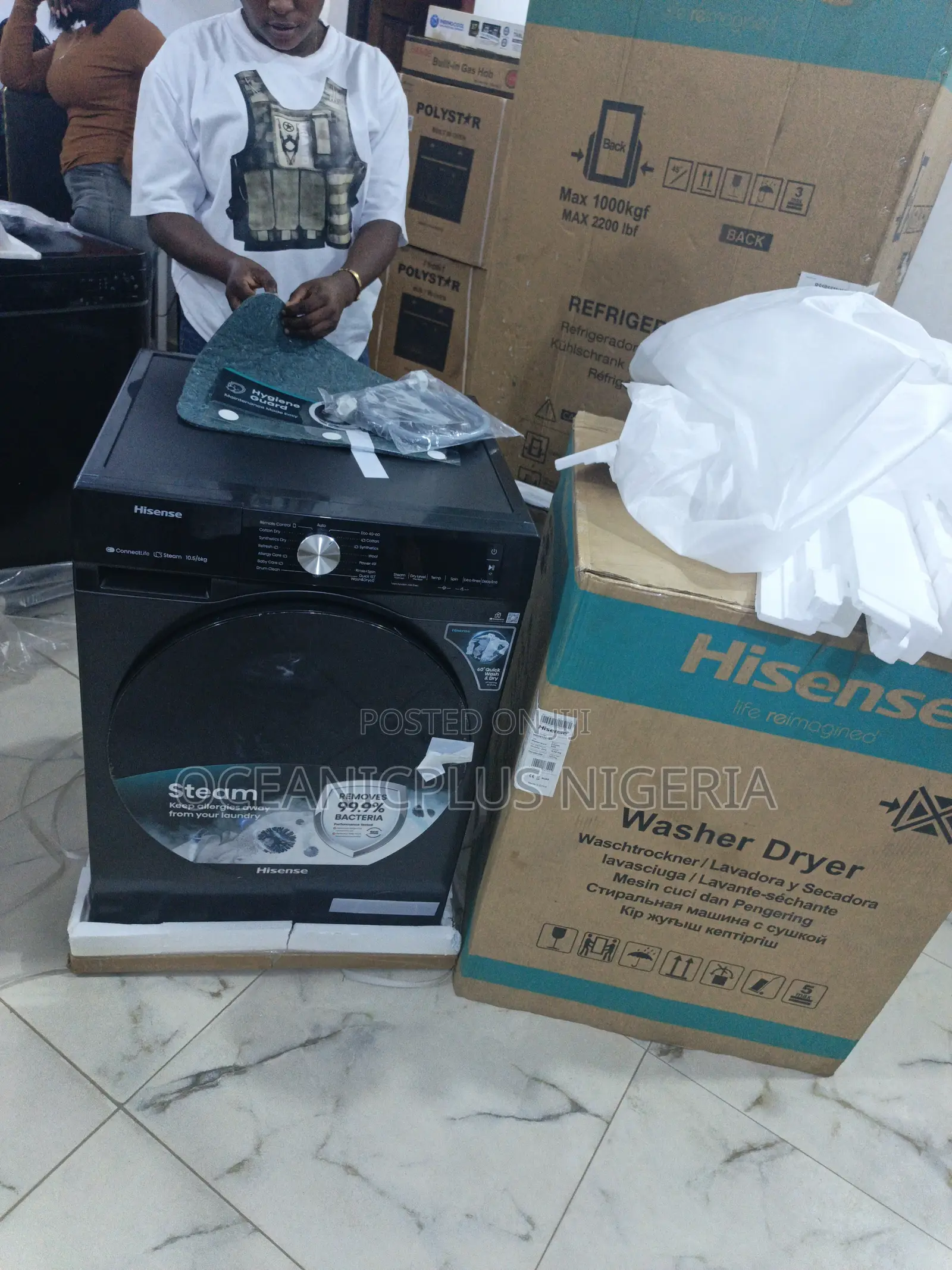 Multi-Functional Hisense Washing Machine (Wm 1043bt-Wd3s)
