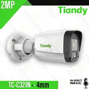 Tiandy 2mp Fixed Tc-C321n Ir Bullet Camera I3/E/Y/2.8mm/V2.0