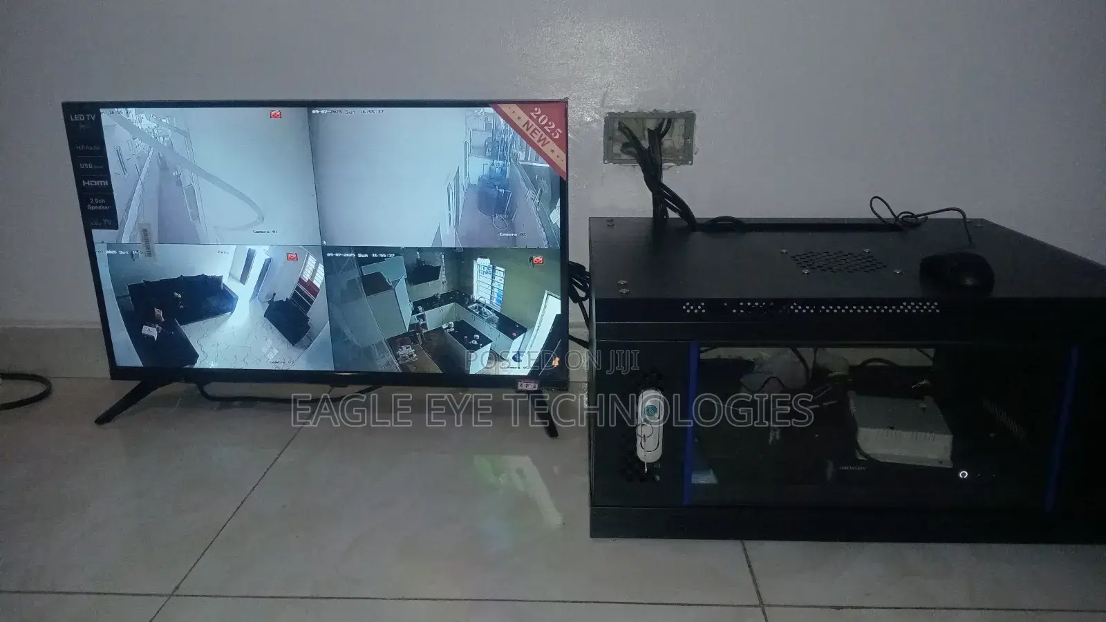 CCTV Installation Around Island Axis