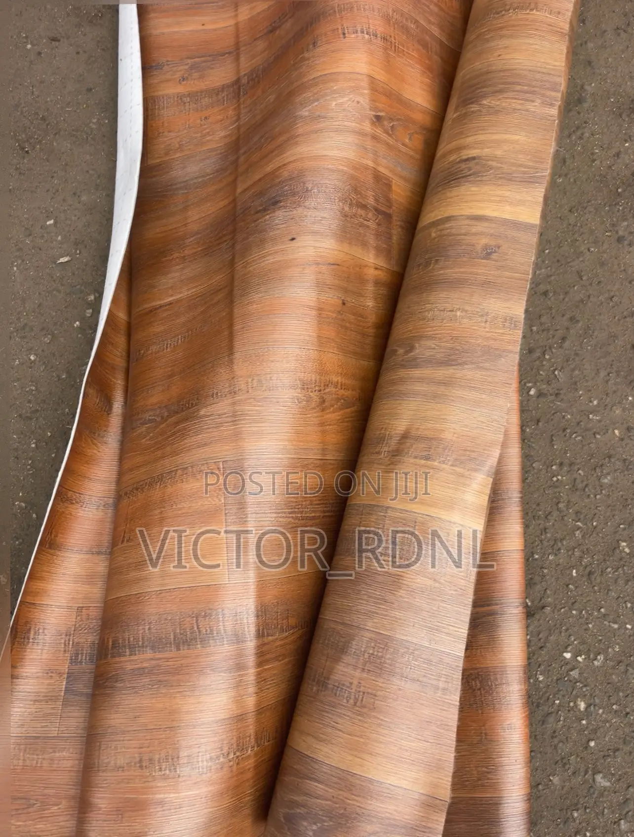 Brownish Vinyl Thick Carpet