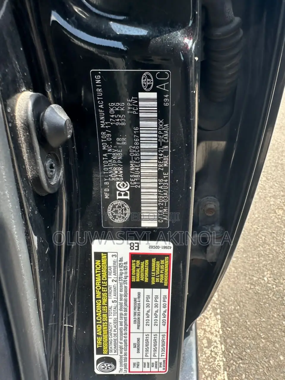 Toyota Corolla 2012 Blue