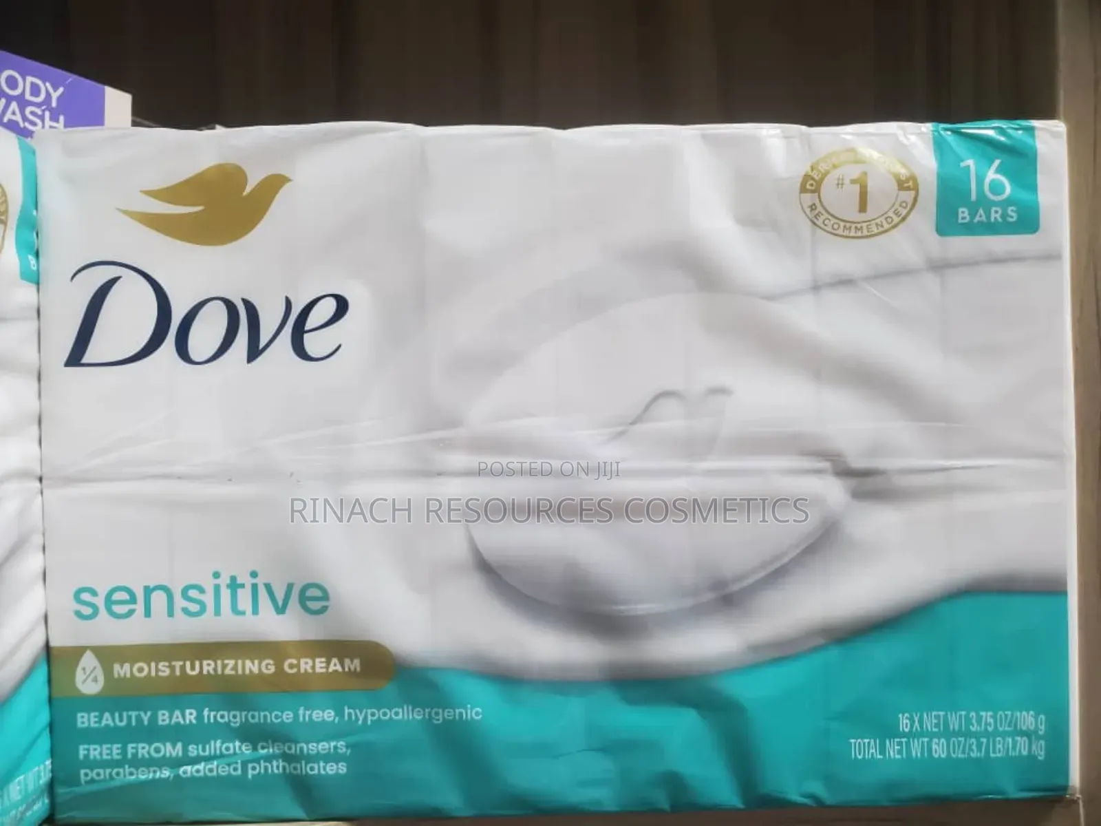 Dove Beauty Bar Soap, Sensitive Skin (16 Bars).