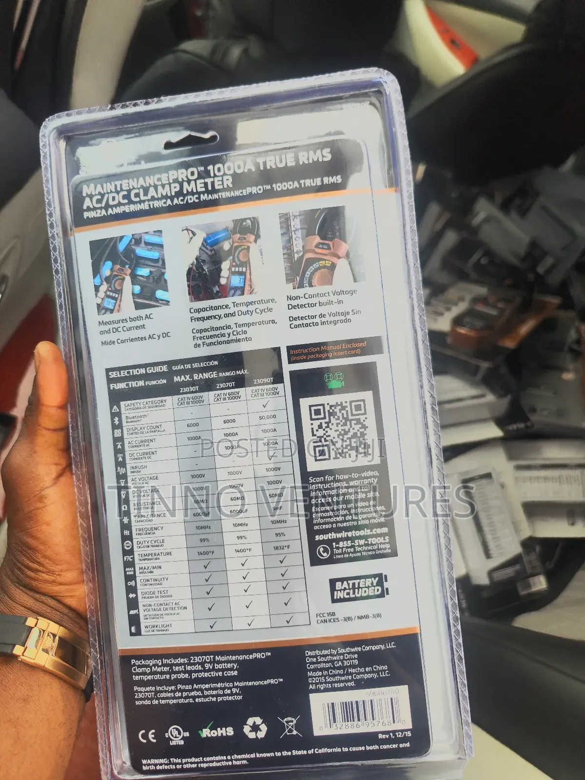 Southwire 1000amps Ac-Dc Clamp Meter