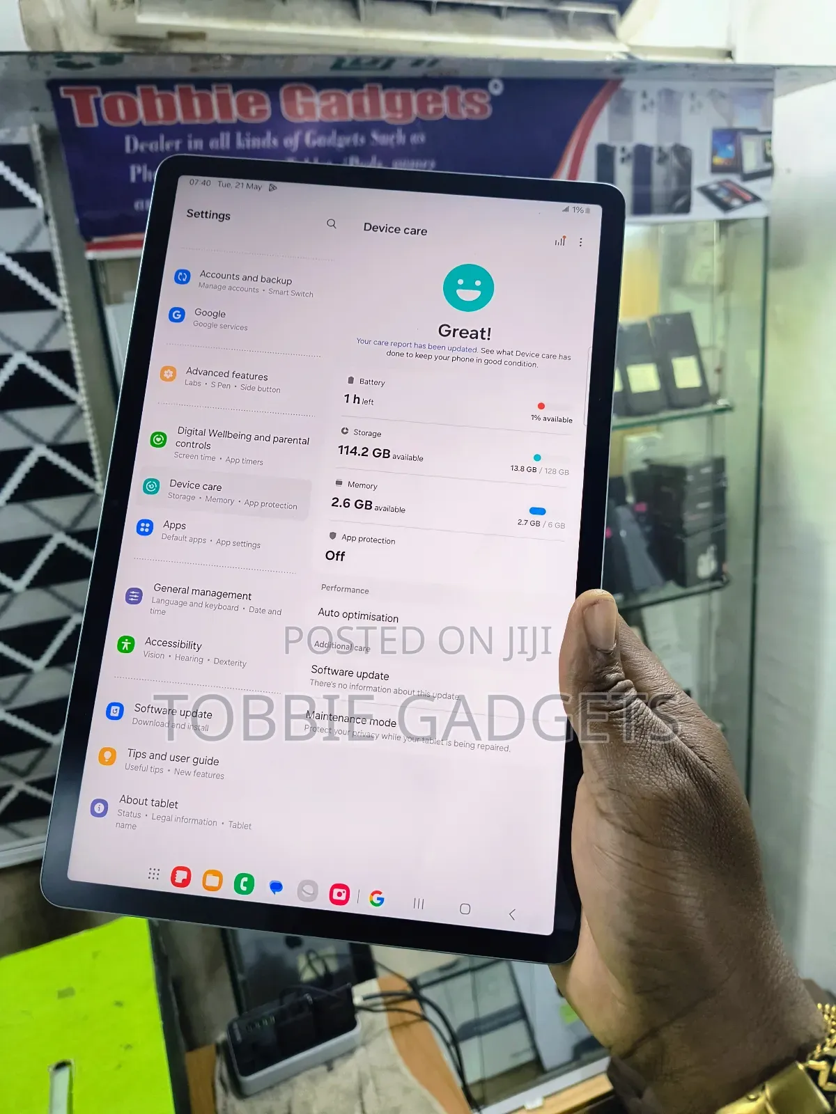 Samsung Galaxy Tab S7 FE 128 GB Silver