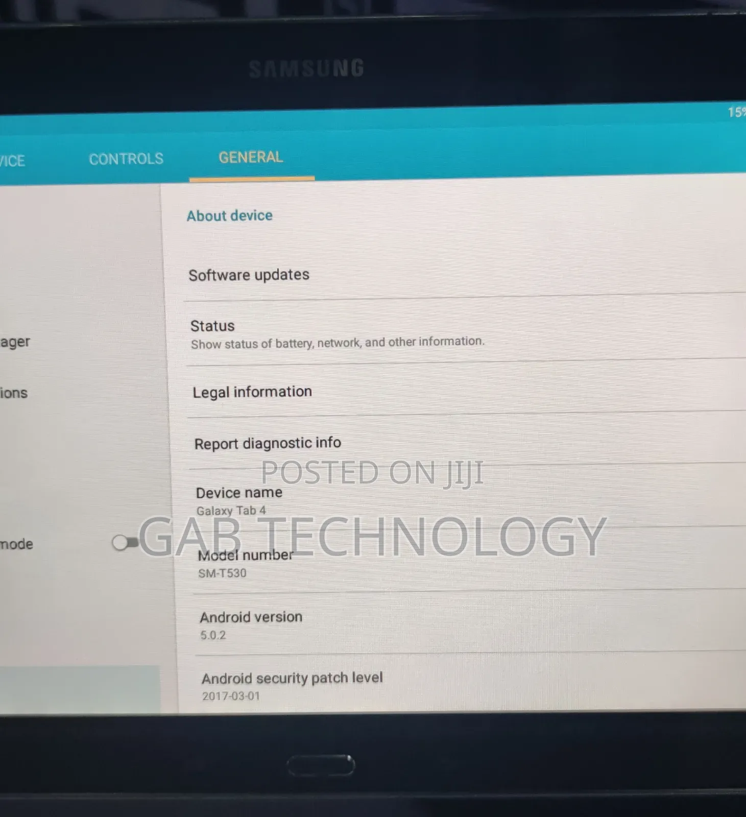 Samsung Galaxy Tab 4 10.1 16 GB Black