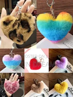 Furry Charm Bag Ornament Bag Charms Key Holder Gift