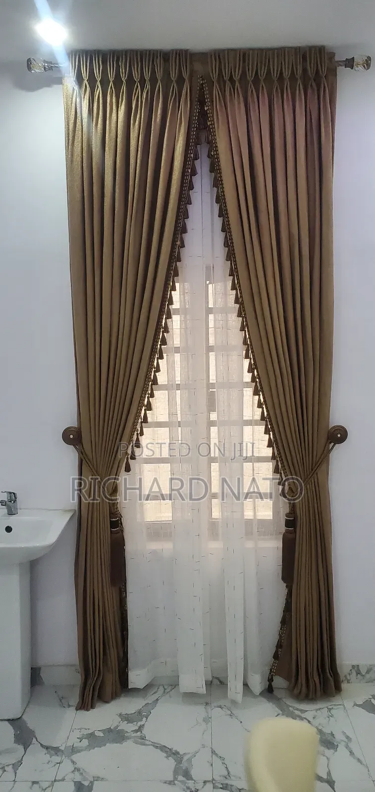 Through Luxury Turkish Curtain