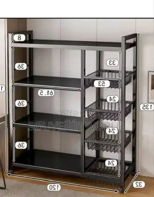 4 Basket Microwave Rack