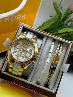 Mmichael Kors Woman Steel Watch and Bracelet