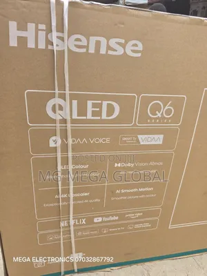 Hhisense 85" Qled Smart Television
