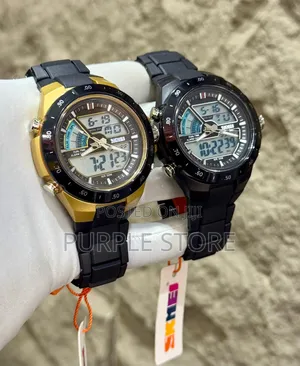 Skmei Digital and Analog Dual Time Display Men's Watch