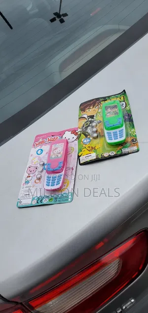 2 Pieces a Boy N Girl Child Mobile Phone Gift Toy Set Ages 2+