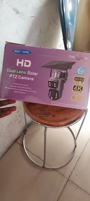 Premium Quality Dual Lens Solar Powered CCTV Camera(U Box)