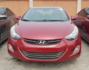 Hyundai Elantra Limited 2012 Red
