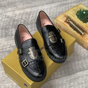 Original Billionaire Black Brown Casual Leather Sneakers for Men’S