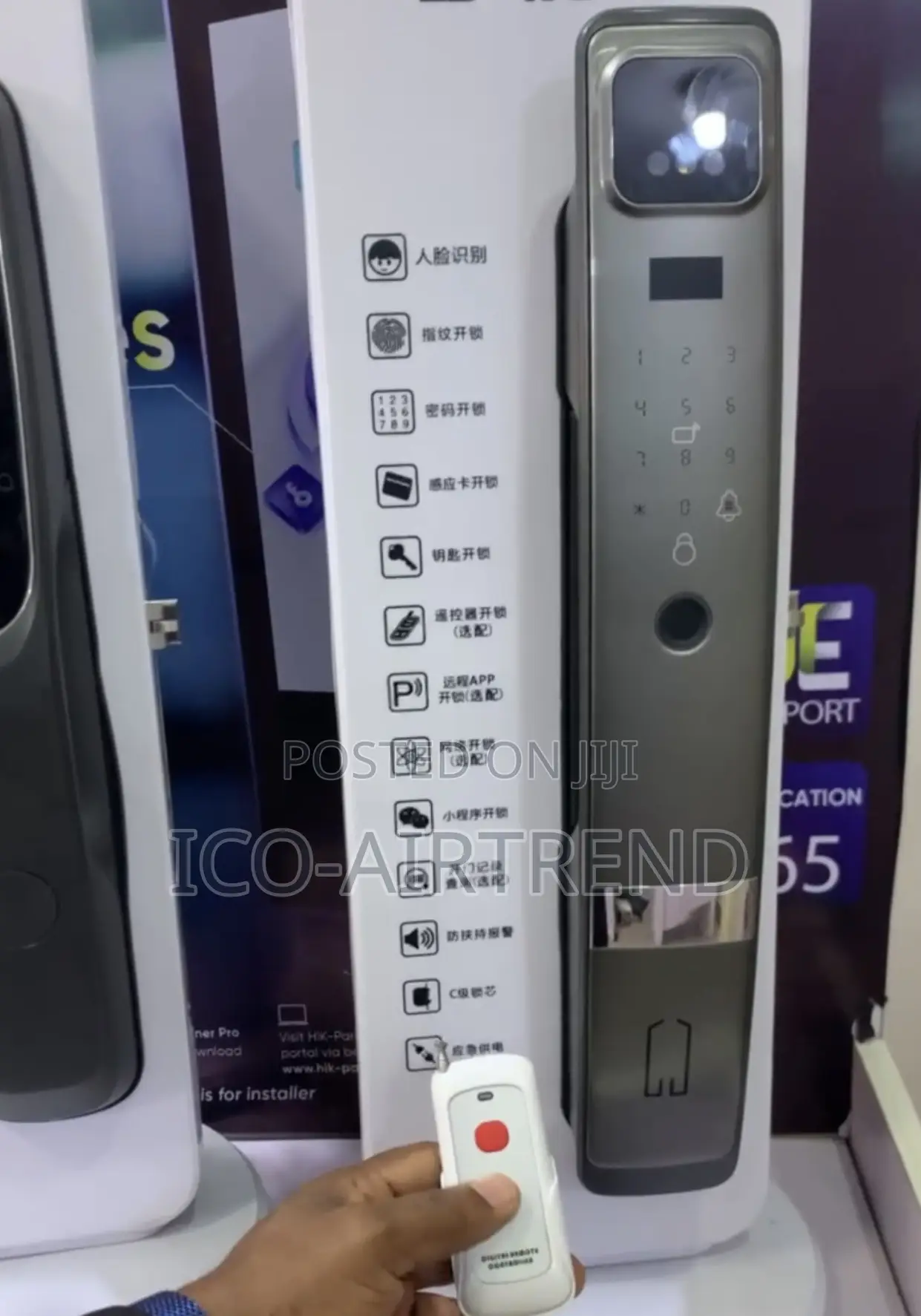 3d Face Recognition Smart Tuya App Lock Face Id, Fingerpint