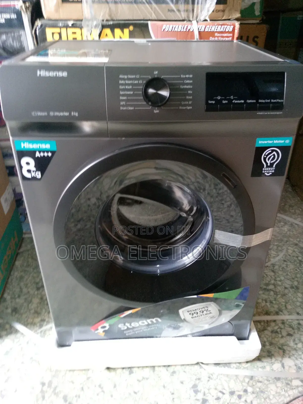 Hisense Washing Machine 8kg Automatic Front Loading