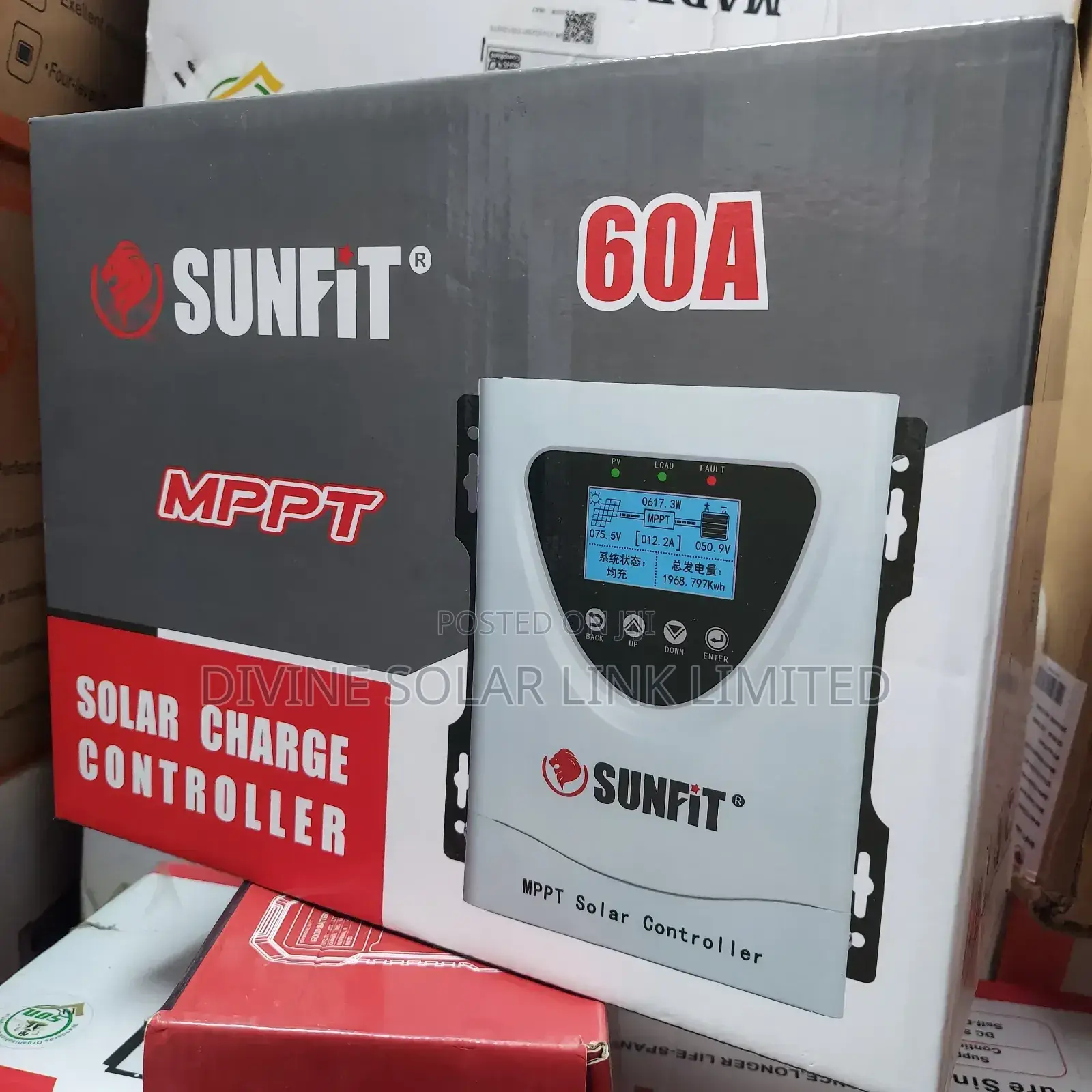 Sunfit MPPT Charge Controller 60a