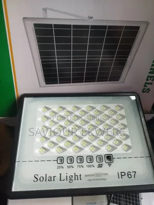 Led 100watts Solar Floodlight / Indoor Outdoor Flood Light