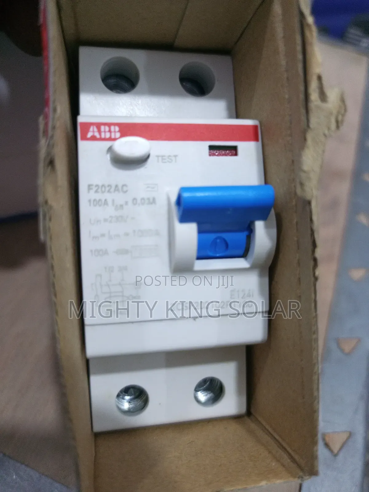 Rcd 2 Pole Abb 100a Ac Italian Make