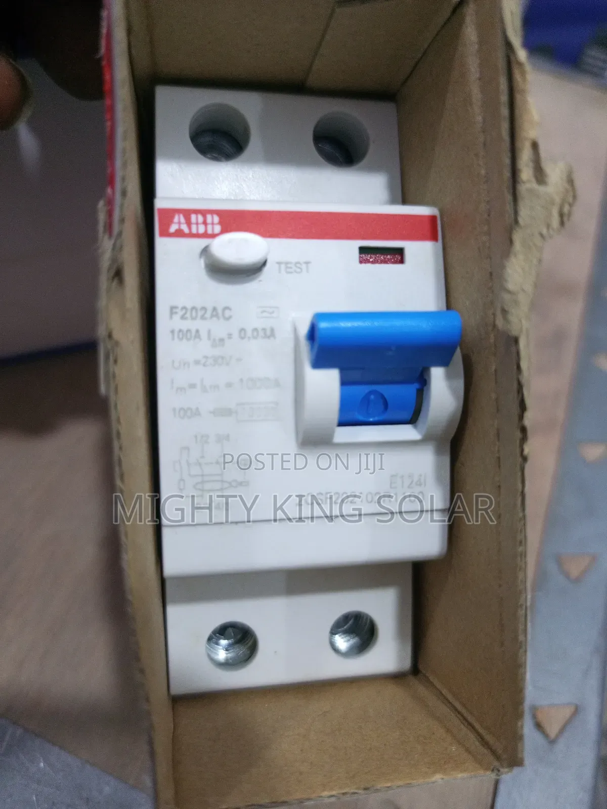 Rcd 2 Pole Abb 100a Ac Italian Make
