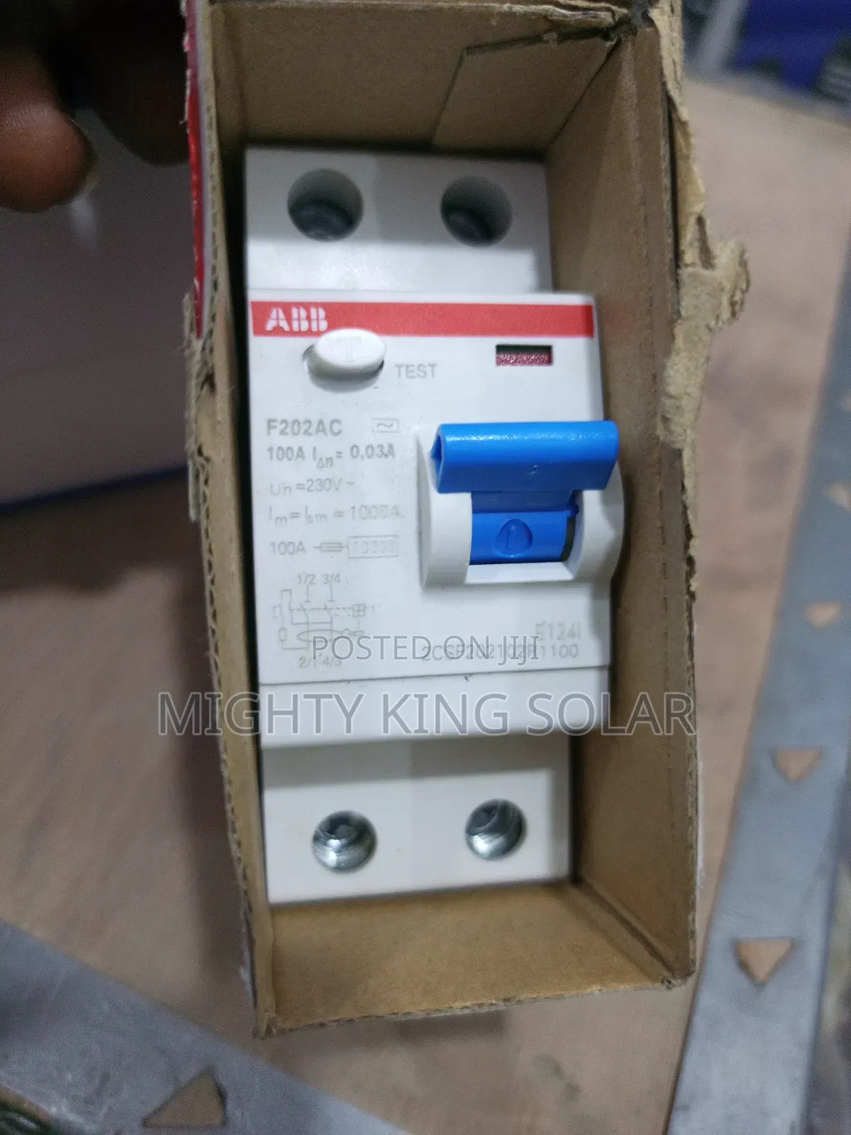 Rcd 2 Pole Abb 100a Ac Italian Make