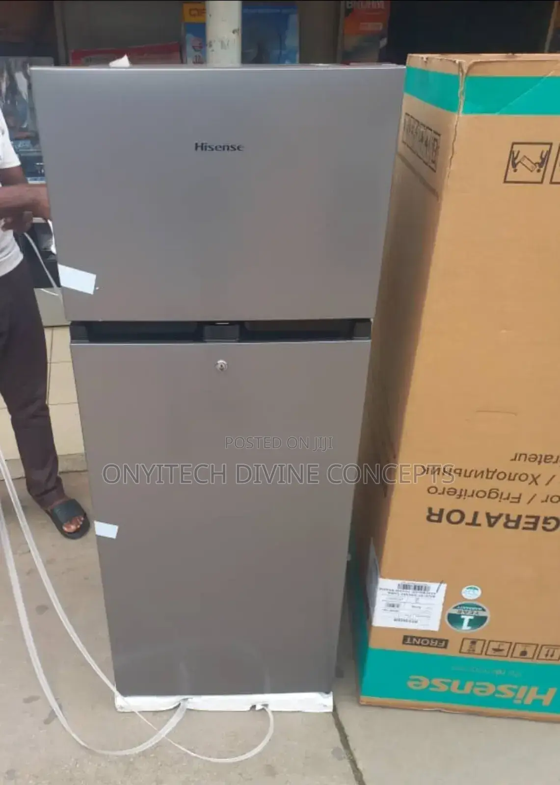 205l Double Door Hisense Refrigerator 1 Year Warranty