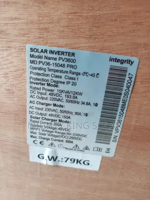 15kva 48v Integrity Hybrid Inverter