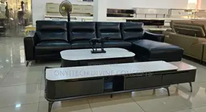 Luxury Recline 4in1 Turkish Sofa Black L Shape