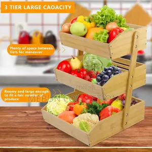 3 Tier Bamboo Fruit Basket